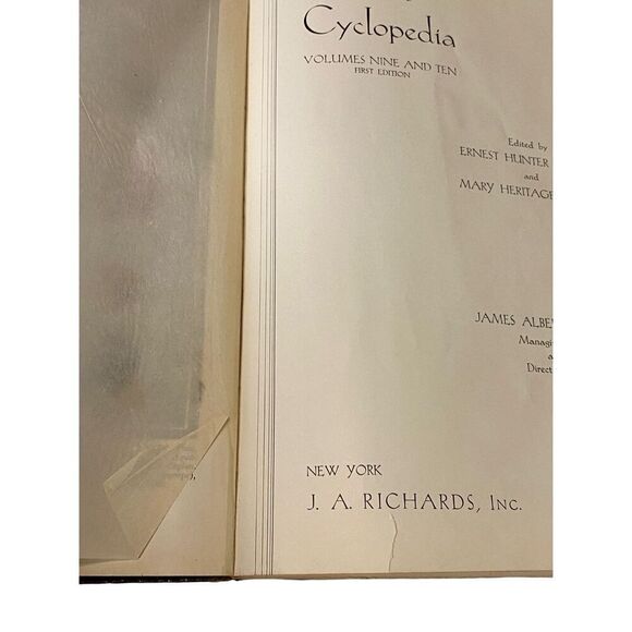 Richards Cyclopedia Vol 9 And 10 First Edition 1933 Hardcover Book Vintage - Picture 12 of 16